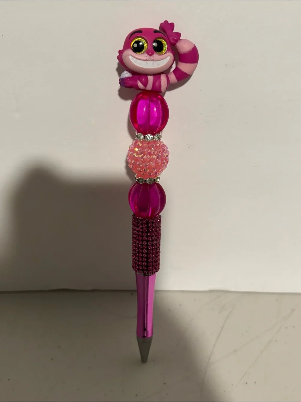 Handmade pen. New no tags Cheshire cat.